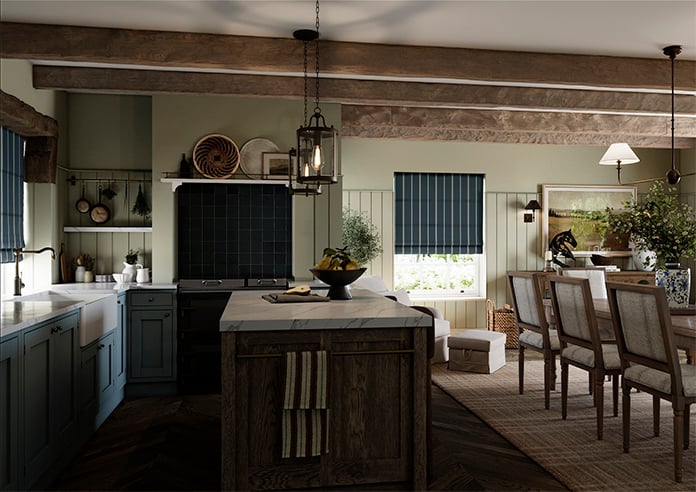 The British Stripe Co. Alfred, Polzeath No.1 - Roman Blind - Image 6